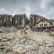 Von Corvara über den östlichen Hang der Sella-Gruppe